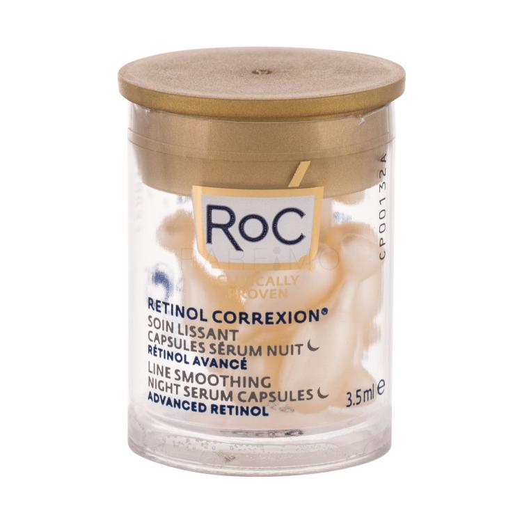 RoC Retinol Correxion Line Smoothing Advanced Retinol Night Serum Capsules Serum za lice za žene 3,5 ml