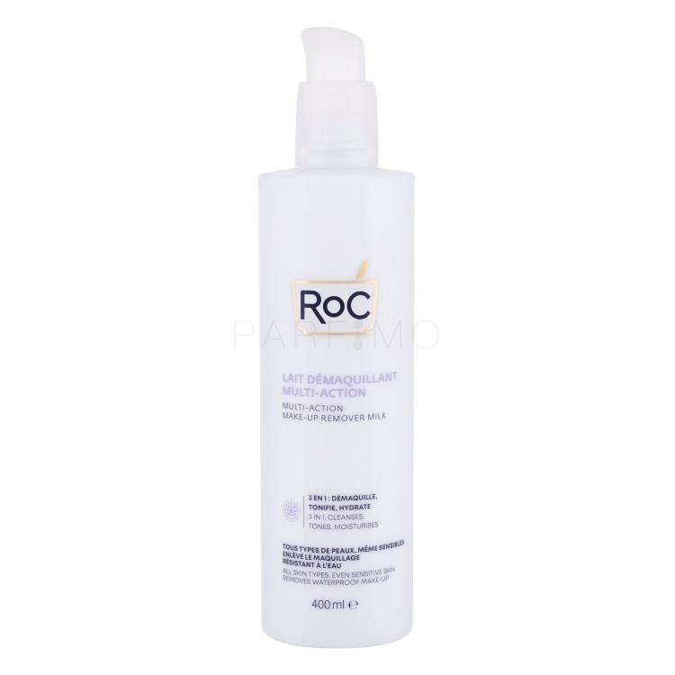 RoC Multi-Action Make-Up Remover Milk 3-In-1 Odstranjivač šminke za lice za žene 400 ml