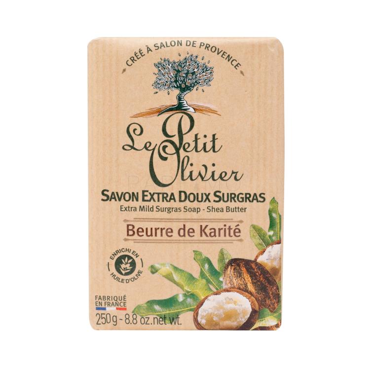 Le Petit Olivier Shea Butter Extra Mild Surgras Soap Tvrdi sapun za žene 250 g