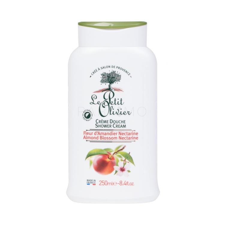 Le Petit Olivier Shower Almond Blossom Nectarine Krema za tuširanje za žene 250 ml