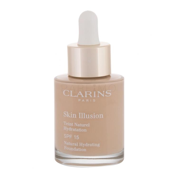 Clarins Skin Illusion Natural Hydrating SPF15 Puder za žene 30 ml Nijansa 105 Nude
