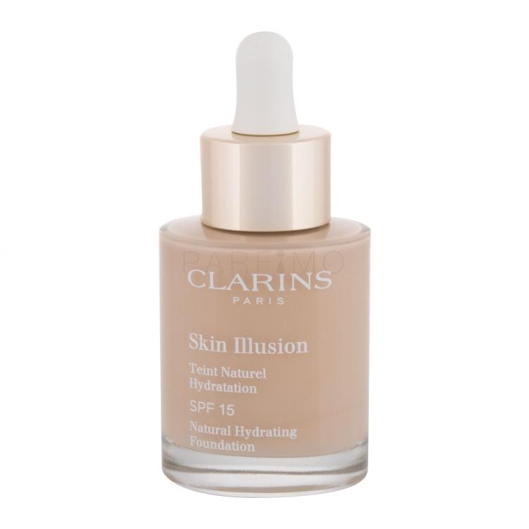 Clarins Skin Illusion Natural Hydrating SPF15 Puder za žene 30 ml Nijansa 103 Ivory