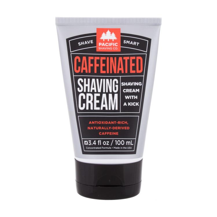 Pacific Shaving Co. Shave Smart Caffeinated Krema za brijanje za muškarce 100 ml