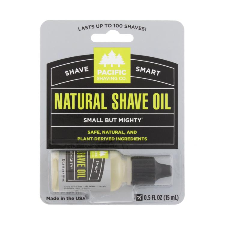 Pacific Shaving Co. Shave Smart Natural Shave Oil Gel za brijanje za muškarce 15 ml