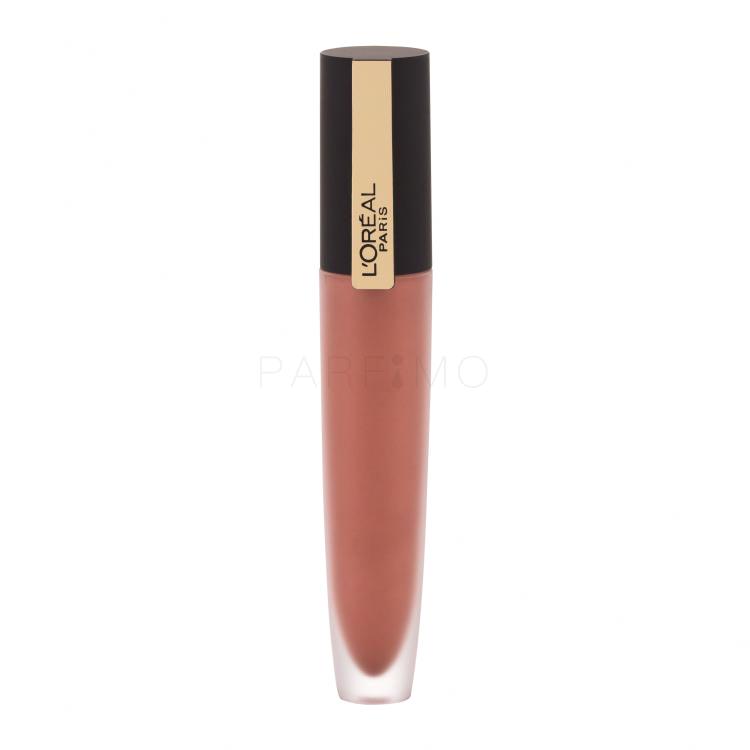 L&#039;Oréal Paris Rouge Signature Metallic Liquid Ruž za usne za žene 7 ml Nijansa 201 Stupefy
