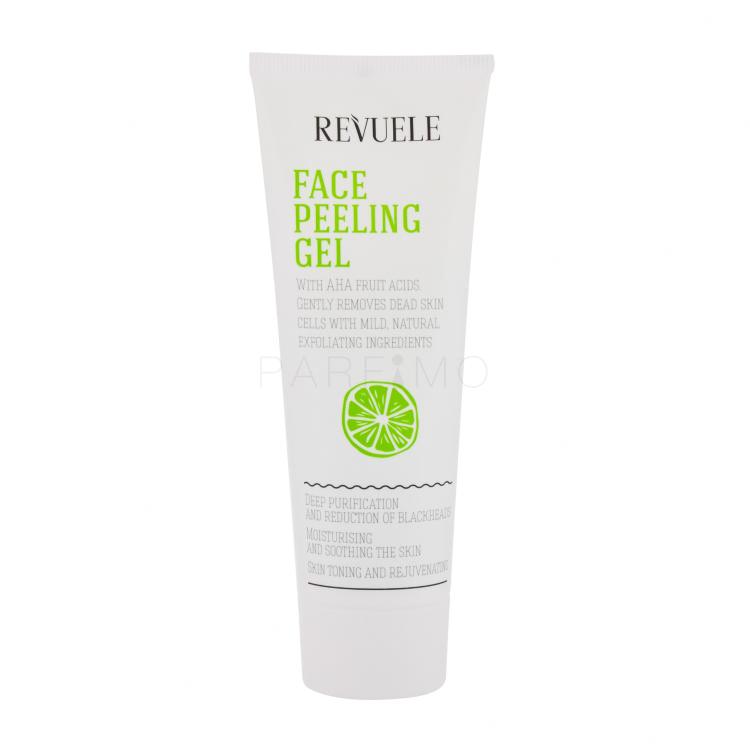 Revuele Face Peeling Gel AHA Fruit Acids Gel za čišćenje lica za žene 80 ml