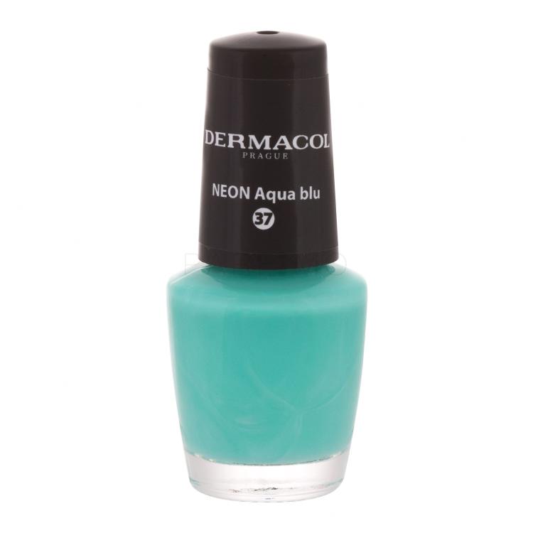 Dermacol Neon Lak za nokte za žene 5 ml Nijansa 37 Neon Aqua Blu