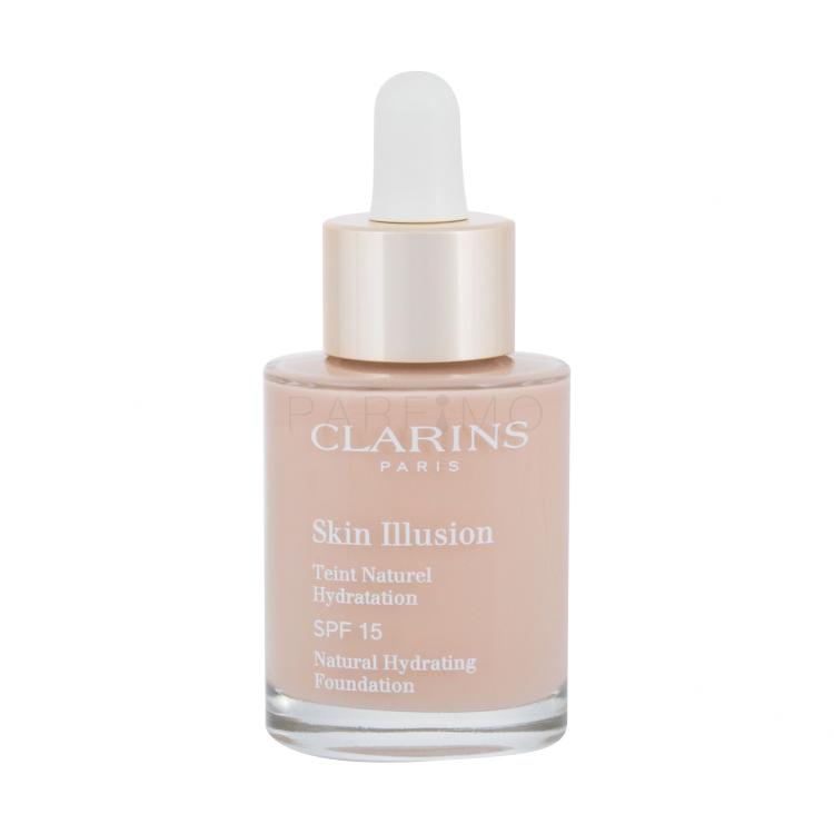 Clarins Skin Illusion Natural Hydrating SPF15 Puder za žene 30 ml Nijansa 102.5 Porcelain