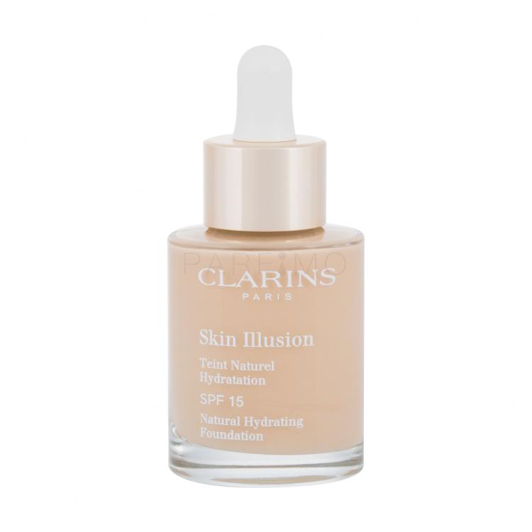 Clarins Skin Illusion Natural Hydrating SPF15 Puder za žene 30 ml Nijansa 101 Linen