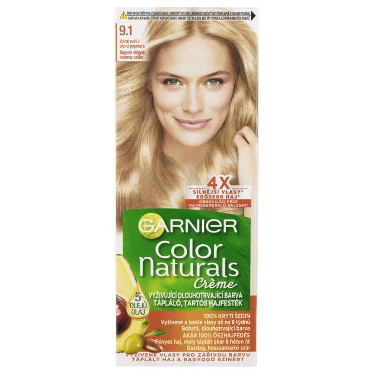 Garnier Color Naturals Créme Boja za kosu za žene 40 ml Nijansa 9,1 Natural Extra Light Ash Blond
