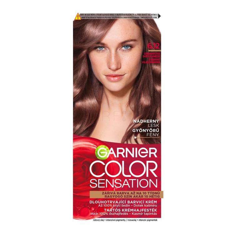 Garnier Color Sensation Boja za kosu za žene 40 ml Nijansa 6,12 Diamond Light Brown