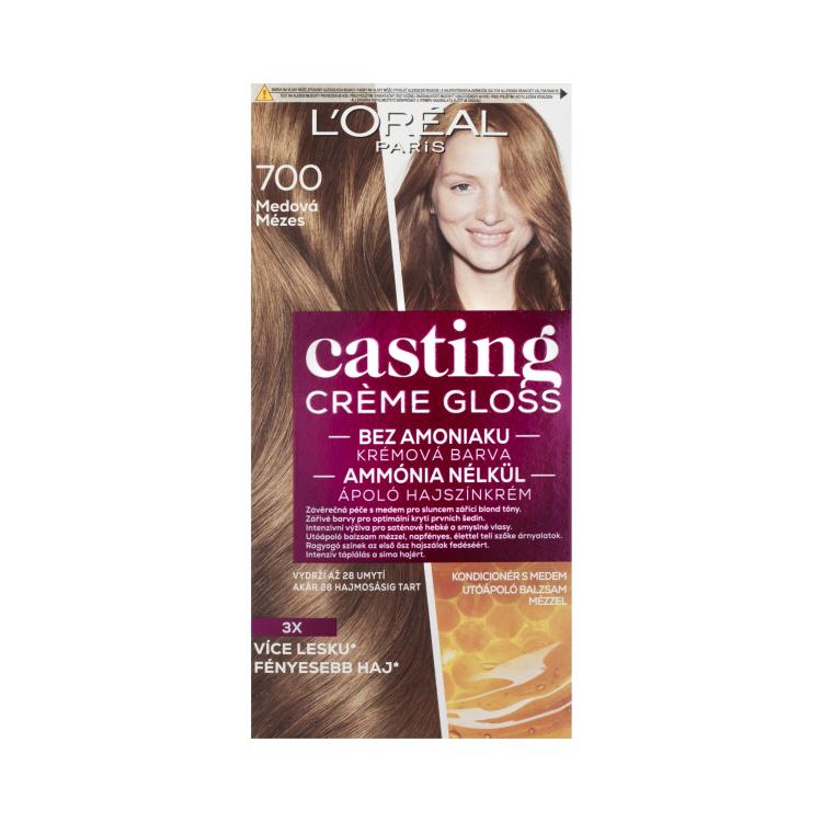 L&#039;Oréal Paris Casting Creme Gloss Boja za kosu za žene 48 ml Nijansa 700 Honey