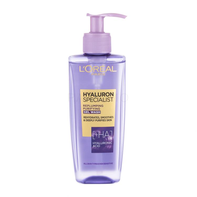 L&#039;Oréal Paris Hyaluron Specialist Replumping Purifying Gel Wash Gel za čišćenje lica za žene 200 ml