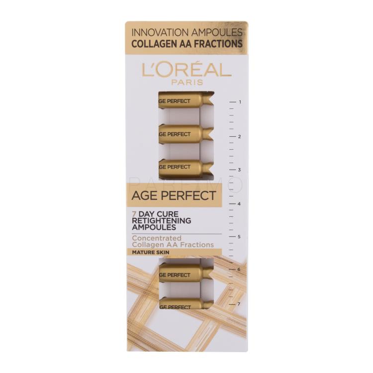 L&#039;Oréal Paris Age Perfect 7 Day Cure Retightening Ampoules Serum za lice za žene 7x1 ml