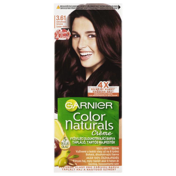Garnier Color Naturals Créme Boja za kosu za žene 40 ml Nijansa 3,61 Luscious Blackberry