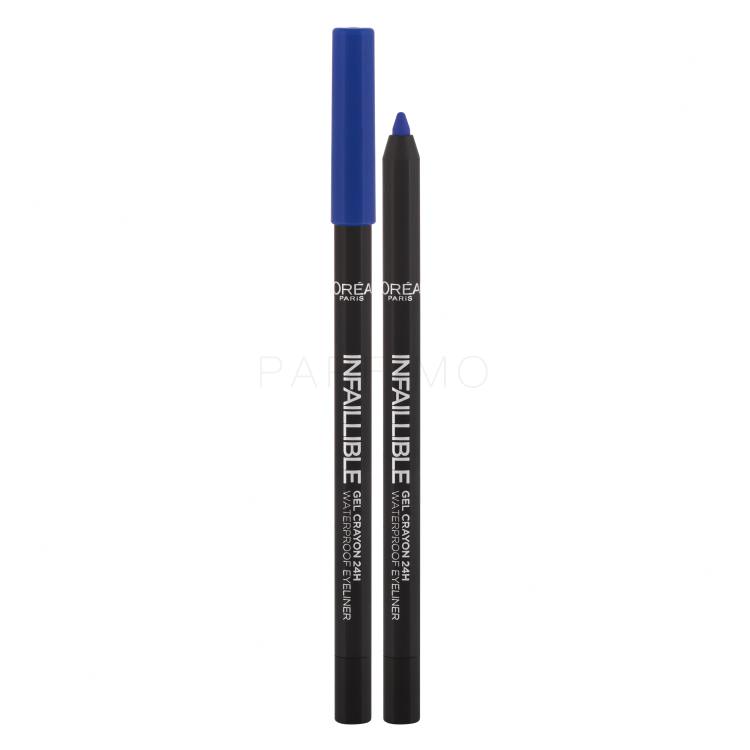 L&#039;Oréal Paris Infaillible Gel Crayon Waterproof Eyeliner Olovka za oči za žene 1,2 g Nijansa 010 I´ve Got The Blue