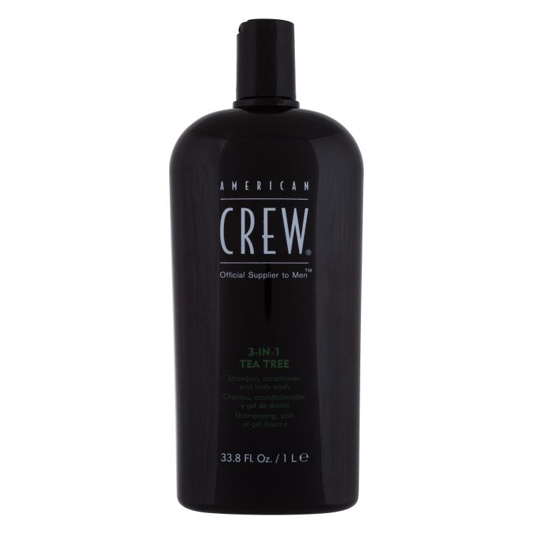 American Crew 3-IN-1 Tea Tree Šampon za muškarce 1000 ml