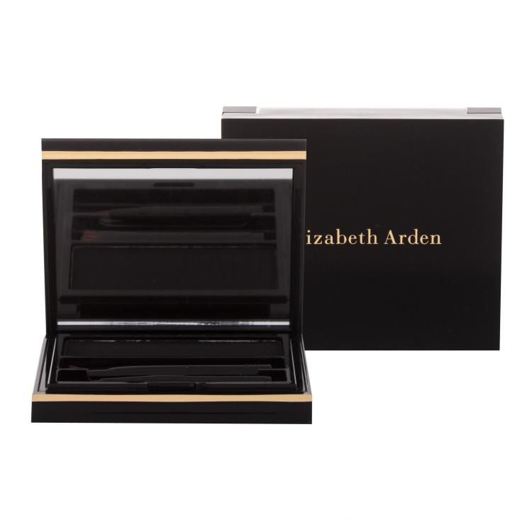 Elizabeth Arden Beautiful Color Brow Shaper And Eyeliner Puder za obrve za žene 2,7 g Nijansa 05 Ebony