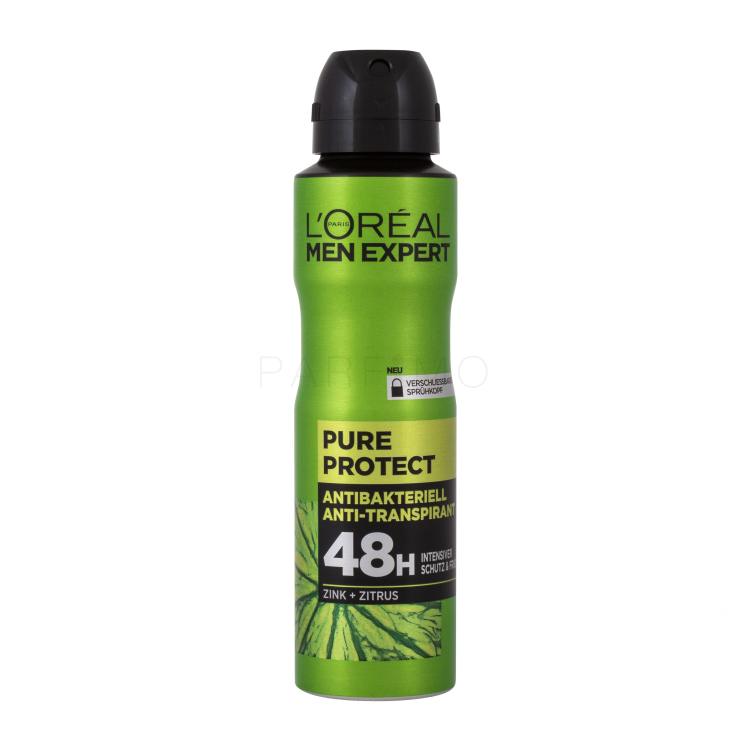 L&#039;Oréal Paris Men Expert Pure Protect 48H Antiperspirant za muškarce 150 ml