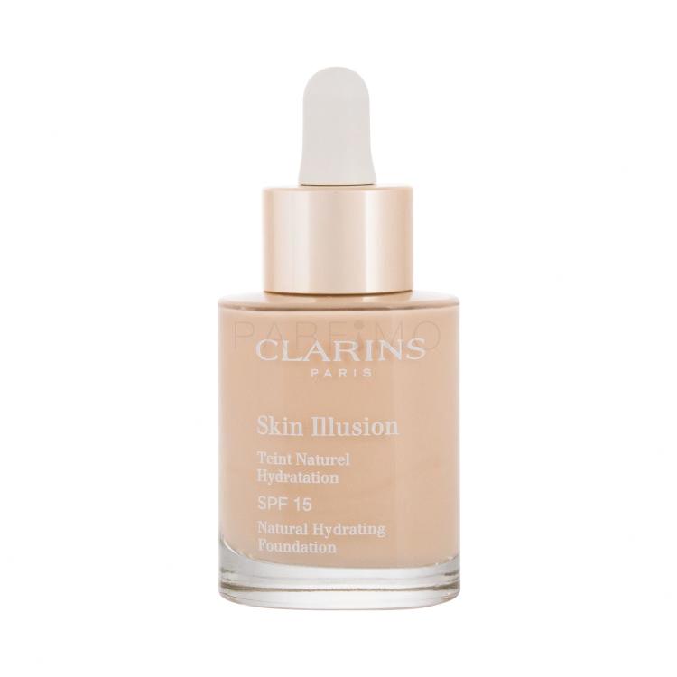 Clarins Skin Illusion Natural Hydrating SPF15 Puder za žene 30 ml Nijansa 100,5 Cream