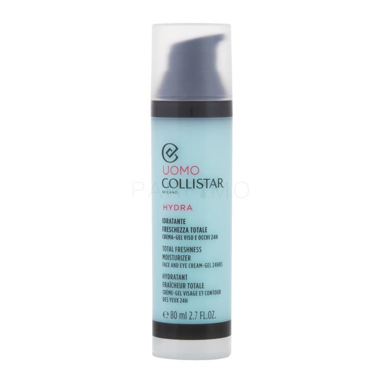 Collistar Uomo Total Freshness Moisturizer Face and Eye Cream-Gel Dnevna krema za lice za muškarce 80 ml