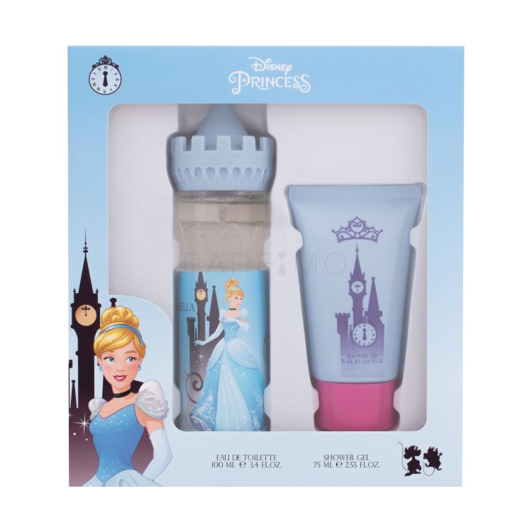 Disney Princess Cinderella Poklon set toaletní voda 100 ml + sprchový gel 75 ml
