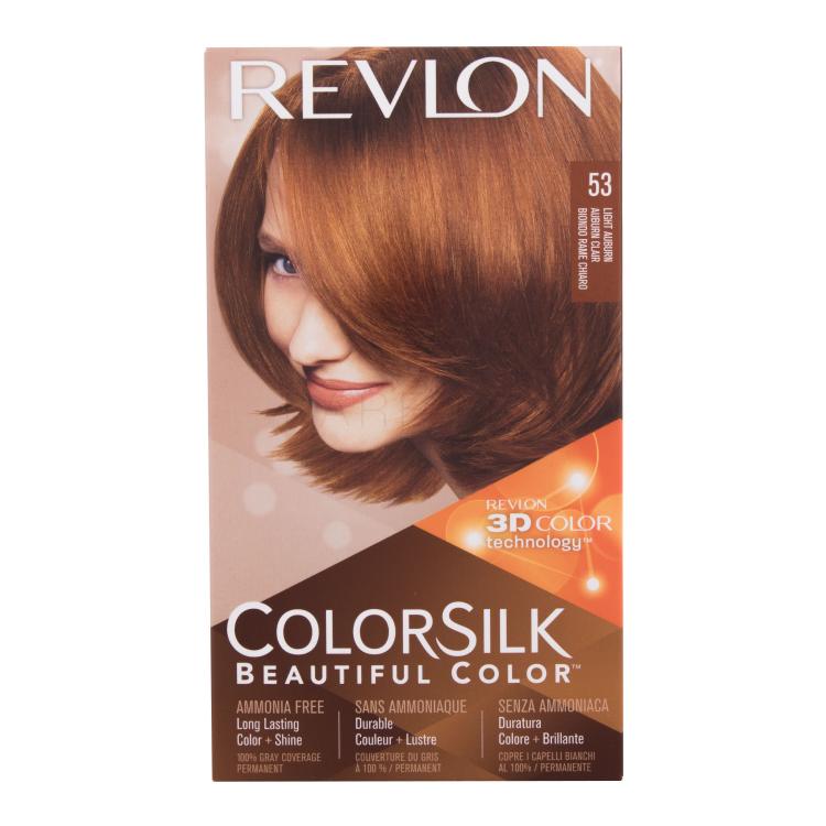Revlon Colorsilk Beautiful Color Boja za kosu za žene Nijansa 53 Light Auburn set