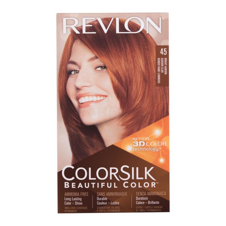 Revlon Colorsilk Beautiful Color Boja za kosu za žene Nijansa 45 Bright Auburn set