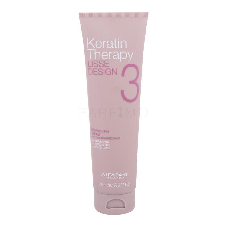 ALFAPARF MILANO Keratin Therapy Lisse Design Detangling Cream Krema za kosu za žene 150 ml