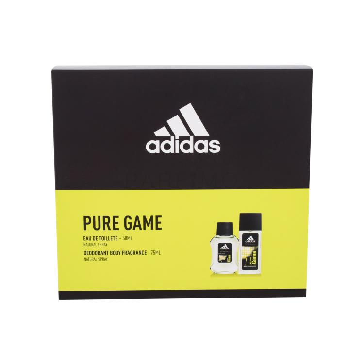 Adidas Pure Game Poklon set toaletna voda 50 ml + dezodorans 75 ml