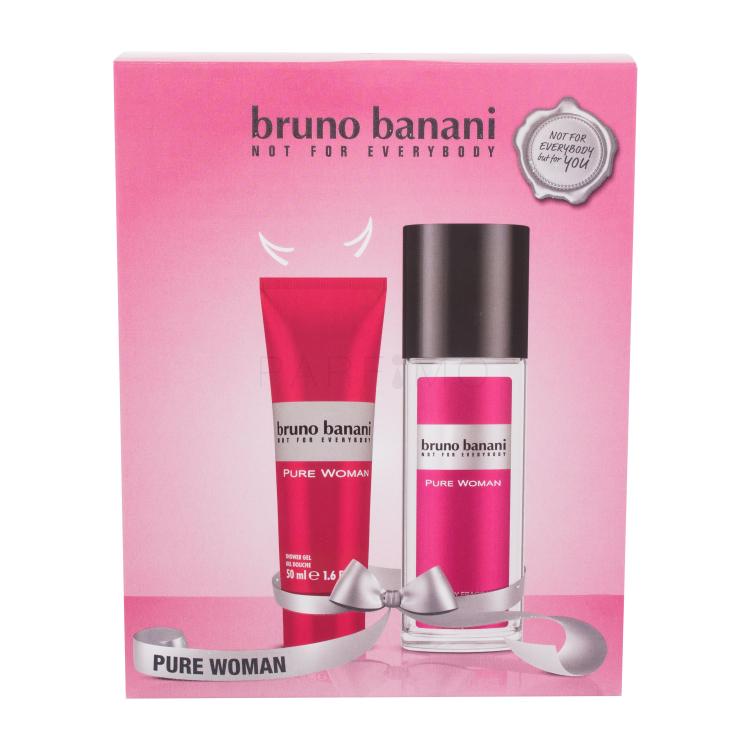 Bruno Banani Pure Woman Poklon set dezodorans 75 ml + gel za tuširanje 50 ml
