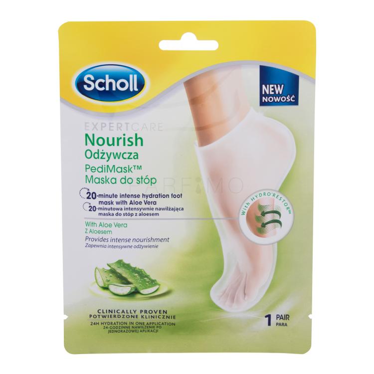Scholl Expert Care Nourishing Foot Mask Aloe Vera Maska za stopala za žene 1 kom