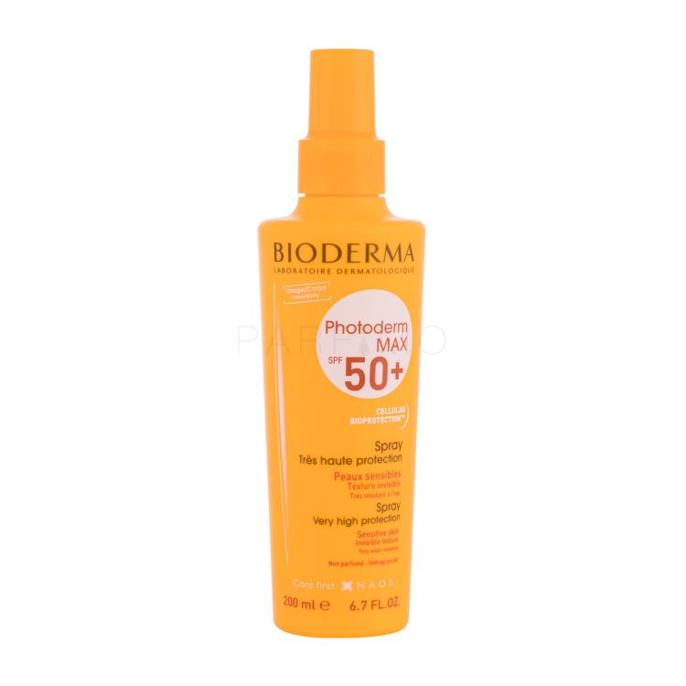 BIODERMA Photoderm Max Spray SPF50+ Proizvod za zaštitu od sunca za tijelo 200 ml