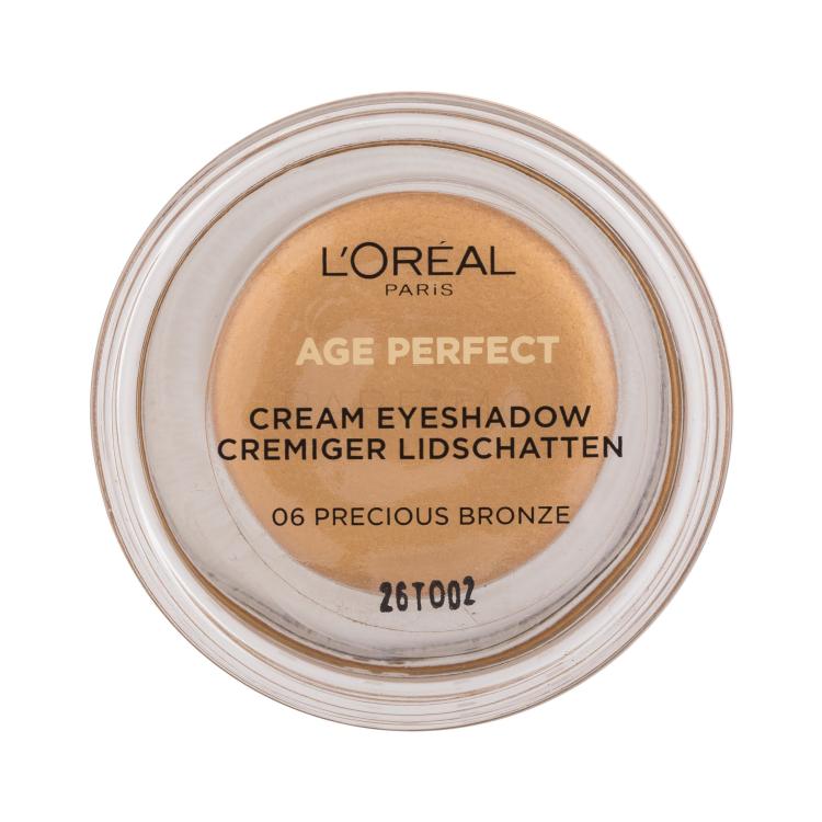 L&#039;Oréal Paris Age Perfect Cream Eyeshadow Sjenilo za oči za žene 4 ml Nijansa 06 Precious Bronze
