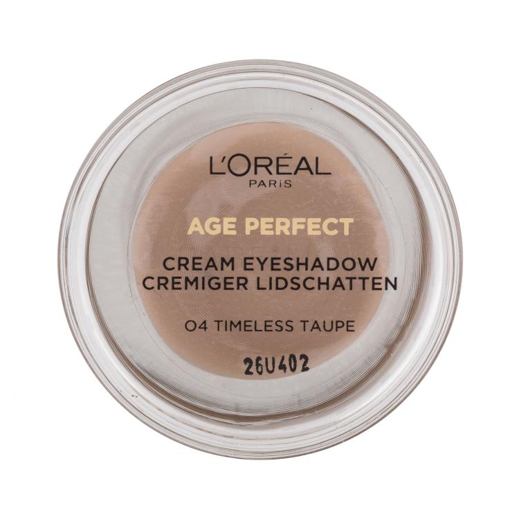 L&#039;Oréal Paris Age Perfect Cream Eyeshadow Sjenilo za oči za žene 4 ml Nijansa 04 Timeless Taupe