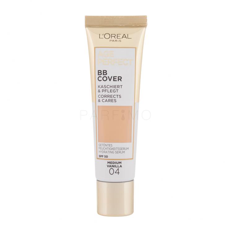 L&#039;Oréal Paris Age Perfect BB Cover BB krema za žene 30 ml Nijansa 04 Medium Vanilla