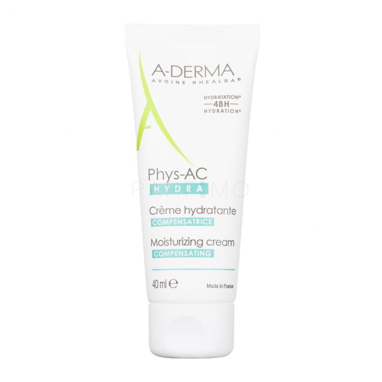 A-Derma Phys-AC Hydra Compensating Moisturizing Cream Dnevna krema za lice za žene 40 ml