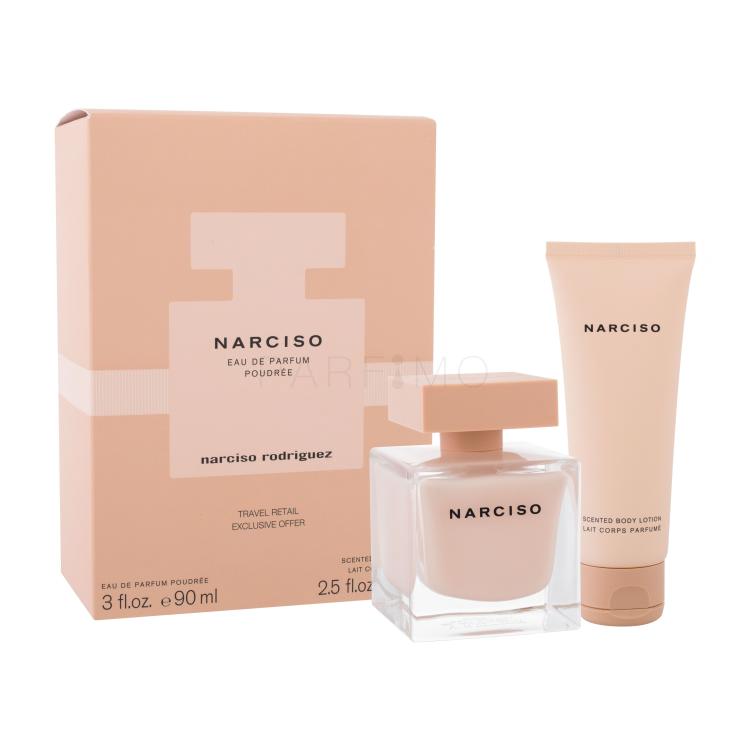 Narciso Rodriguez Narciso Poudrée Poklon set parfemska voda 90 ml + losion za tijelo 75 ml