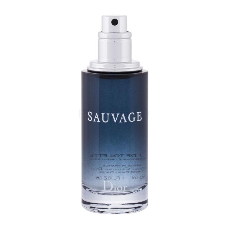 Christian Dior Sauvage Toaletna voda za muškarce za ponovo punjenje 30 ml tester
