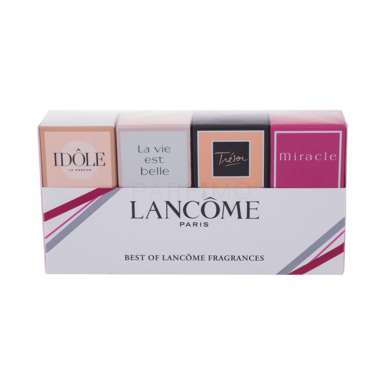 Lancôme Best Of Lancôme Poklon set Trésor parfemska voda 7,5 ml + idole parfemska voda 5 ml + La Vie Est Belle parfemska voda 4 ml + čudesna parfemska voda 5 ml