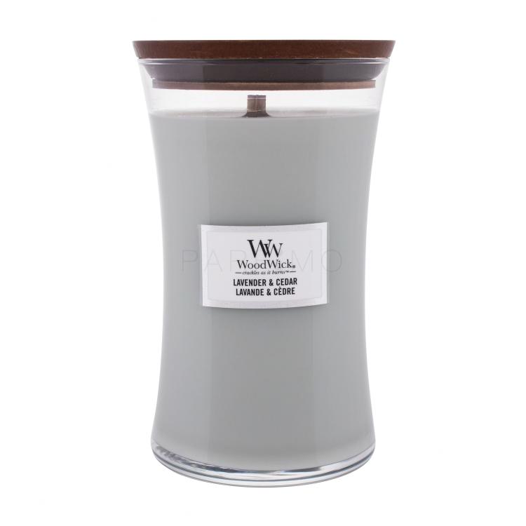 WoodWick Lavender &amp; Cedar Mirisna svijeća 610 g