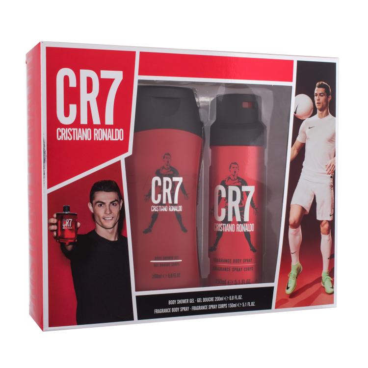 Cristiano Ronaldo CR7 Poklon set gel za tuširanje 200 ml + dezodorans 150 ml