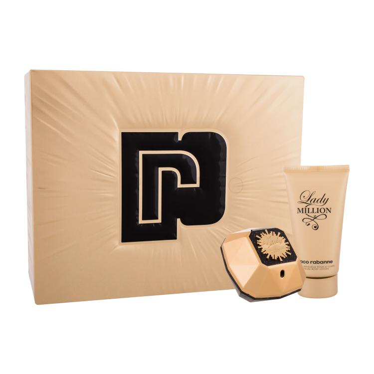 Paco Rabanne Lady Million Fabulous Poklon set parfemska voda 50 ml + losion za tijelo 75 ml