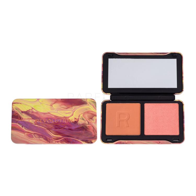 Makeup Revolution London Neon Heat Dynamic Face Palette Paleta za konturiranje za žene 11,2 g Nijansa Peach Heat