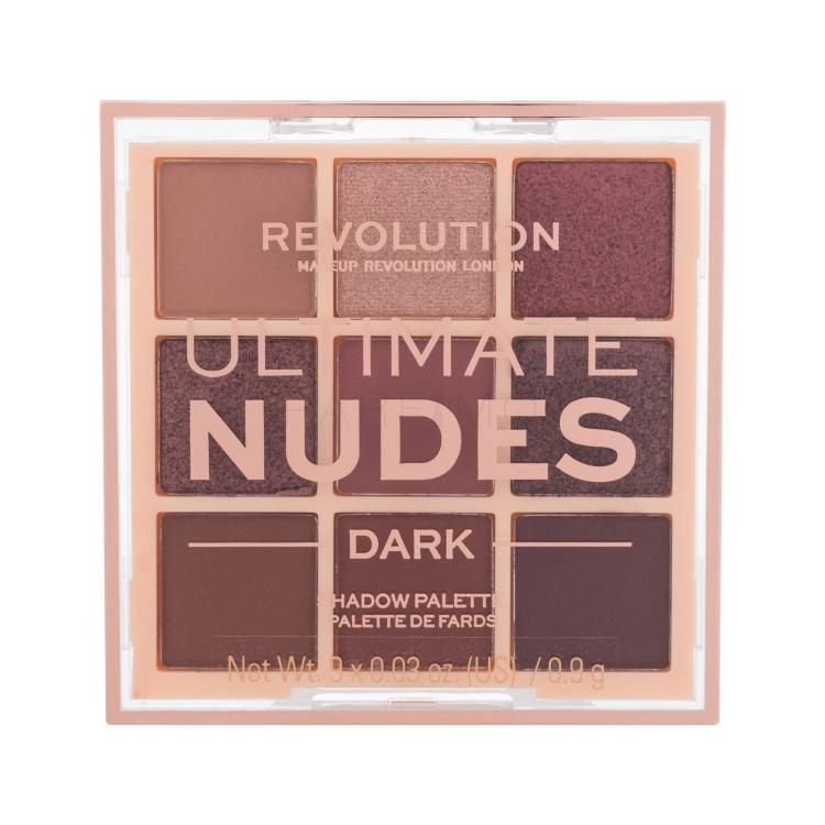Makeup Revolution London Ultimate Nudes Sjenilo za oči za žene 8,1 g Nijansa Dark