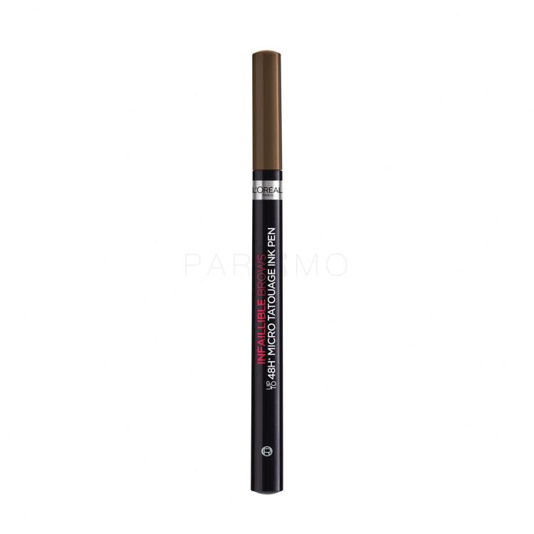 L&#039;Oréal Paris Infaillible Brows 48H Micro Tatouage Ink Pen Olovka za obrve za žene 1 g Nijansa 3.0 Brunette