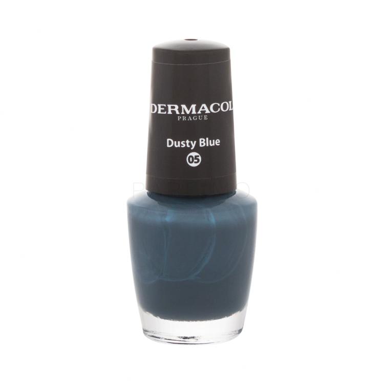 Dermacol Nail Polish Mini Autumn Limited Edition Lak za nokte za žene 5 ml Nijansa 05 Dusty Blue