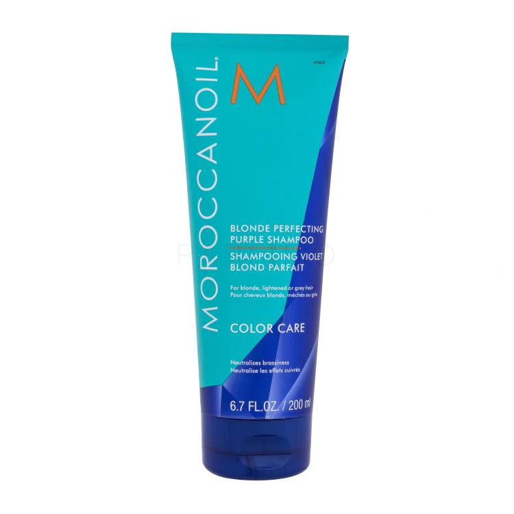 Moroccanoil Color Care Blonde Perfecting Purple Shampoo Šampon za žene 200 ml