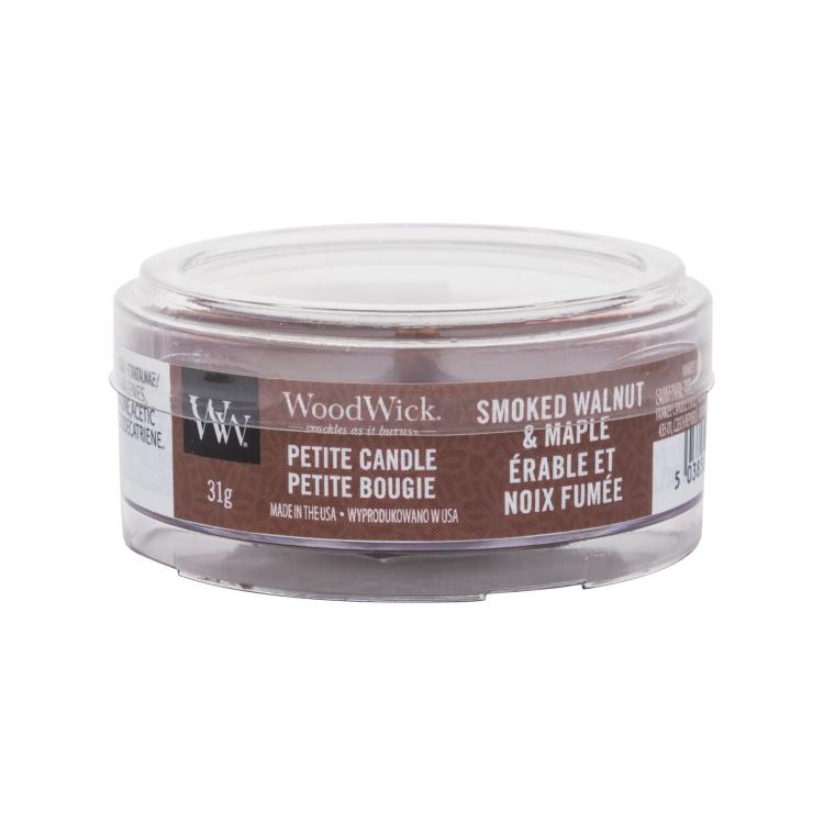 WoodWick Smoked Walnut &amp; Maple Mirisna svijeća 31 g