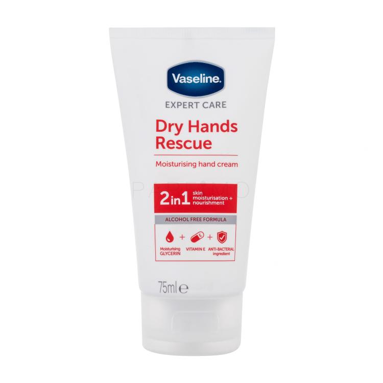 Vaseline Dry Hands Rescue 2in1 Krema za ruke 75 ml